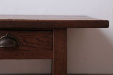 アンティーク家具　和製アンティーク　引き出し2杯付き!小さな文机
