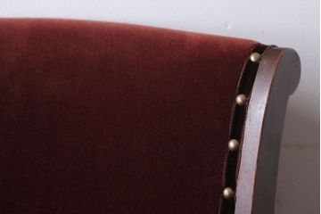 アンティーク家具　和製アンティーク　古い木製のアーム付き回転椅子