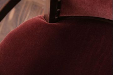 アンティーク家具　和製アンティーク　古い木製のアーム付き回転椅子