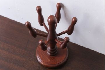 アンティーク雑貨　ビンテージ　古い木のレトロなスリッパラック