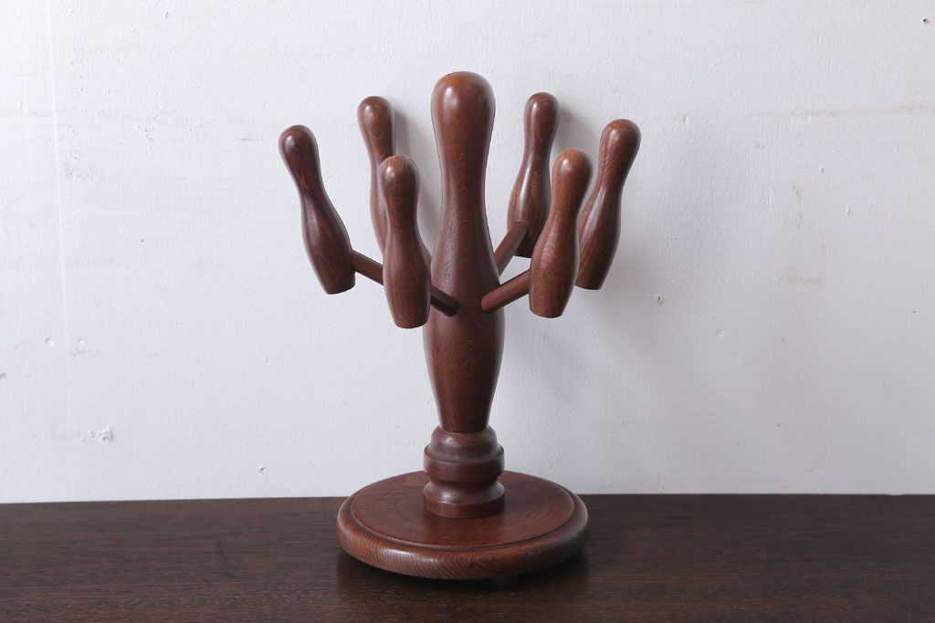 アンティーク雑貨　ビンテージ　古い木のレトロなスリッパラック