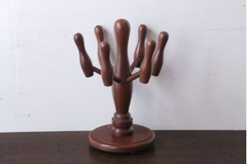 アンティーク雑貨　ビンテージ　古い木のレトロなスリッパラック