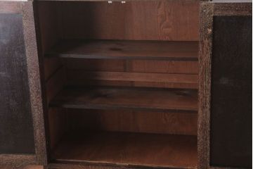アンティーク家具　和製アンティーク　象嵌入り!モダンな高級ブックケース(本箱)