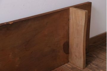 アンティーク家具　和製アンティーク　古い木が味わい深い天板一枚板の裁ち板(3)