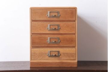 アンティーク家具　和製アンティーク　ネームプレート付き!小さな小引き出し