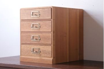アンティーク家具　和製アンティーク　ネームプレート付き!小さな小引き出し