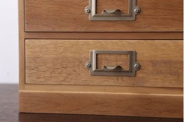 アンティーク家具　和製アンティーク　ネームプレート付き!小さな小引き出し