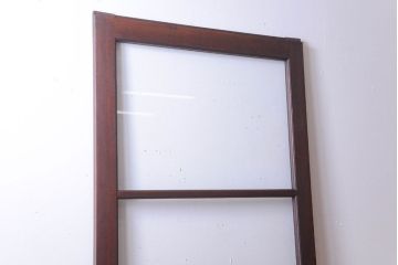 和製アンティーク　古い木製のシンプルな引き戸