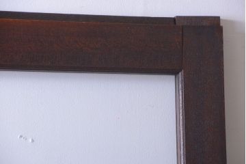 和製アンティーク　古い木製のシンプルな引き戸