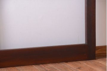 和製アンティーク　古い木製のシンプルな引き戸