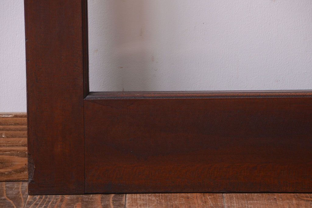 和製アンティーク　古い木製のシンプルな引き戸