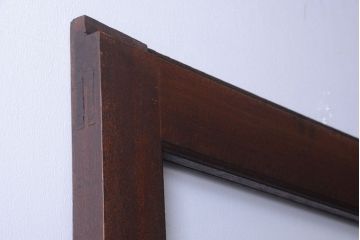 和製アンティーク　古い木製のシンプルな引き戸