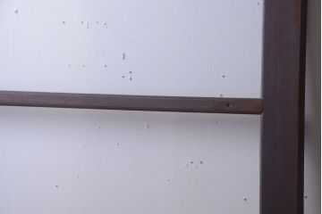 和製アンティーク　古い木製のシンプルな引き戸