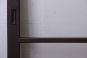 和製アンティーク　古い木製のシンプルな引き戸