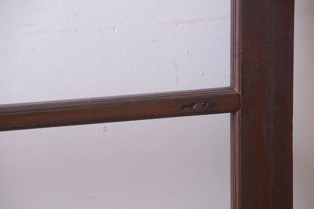 和製アンティーク　古い木製のシンプルな引き戸