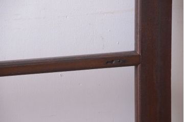 和製アンティーク　古い木製のシンプルな引き戸