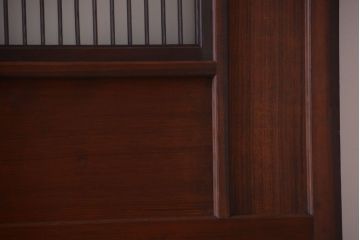 古民具・骨董　高級品!上質な組子すりガラス戸2枚セット