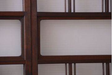 和製アンティーク　モールガラス入り!レトロな引き戸2枚セット(2)