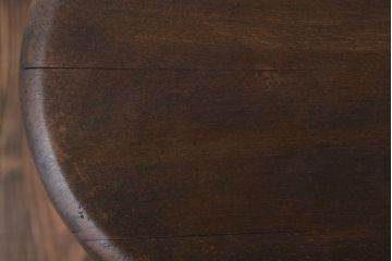 アンティーク家具　アンティーク　古い木のシンプルな丸スツール(1)