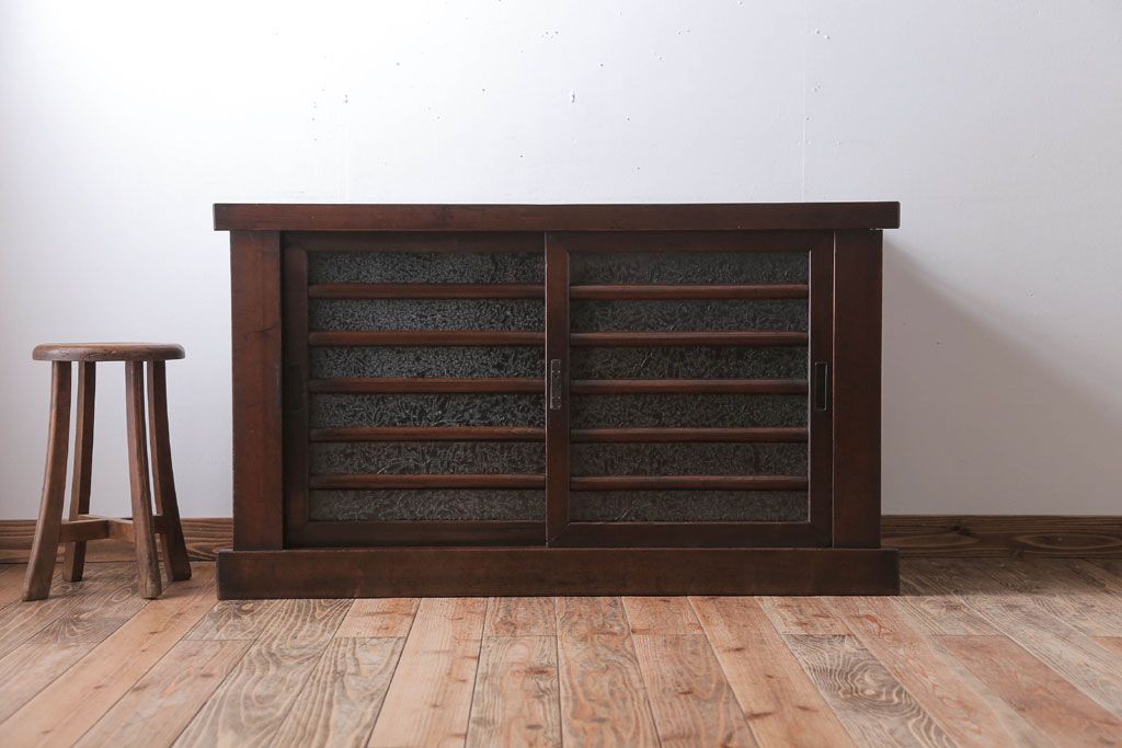 アンティーク家具　古民具・骨董　四尺　アンティーク水屋箪笥サイドボード