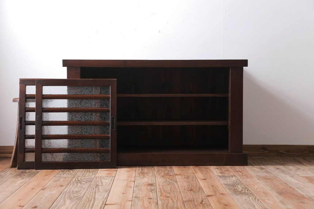 アンティーク家具　古民具・骨董　四尺　アンティーク水屋箪笥サイドボード