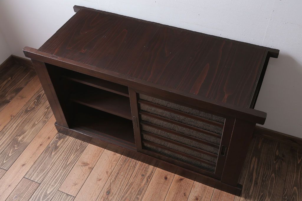 アンティーク家具　古民具・骨董　四尺　アンティーク水屋箪笥サイドボード