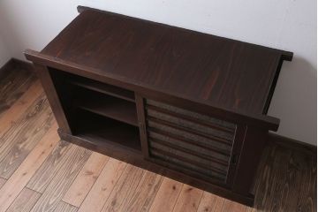 アンティーク家具　古民具・骨董　四尺　アンティーク水屋箪笥サイドボード