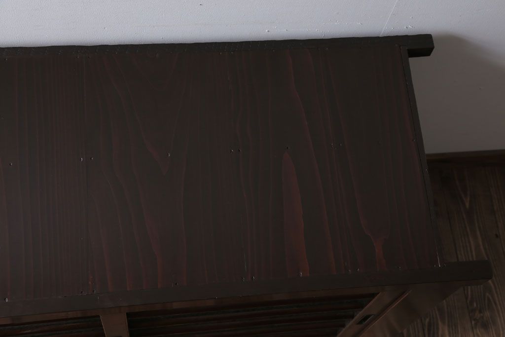 アンティーク家具　古民具・骨董　四尺　アンティーク水屋箪笥サイドボード