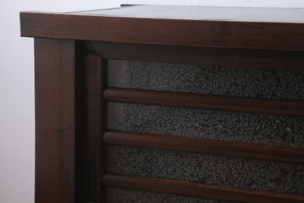 アンティーク家具　古民具・骨董　四尺　アンティーク水屋箪笥サイドボード