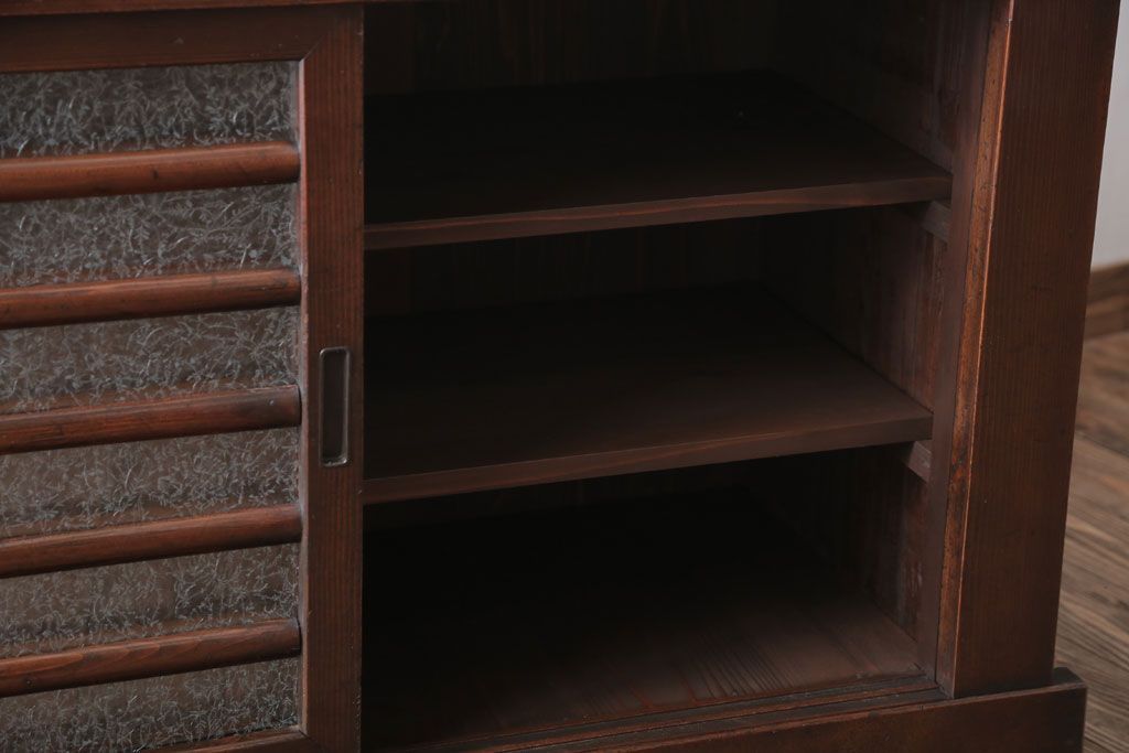 アンティーク家具　古民具・骨董　四尺　アンティーク水屋箪笥サイドボード