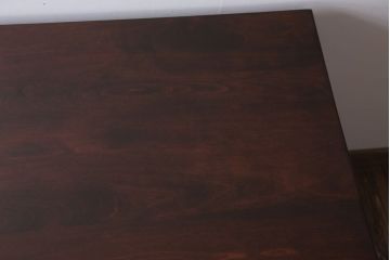 レトロ家具　昭和レトロ　古い木のシンプルなアンティーク片袖机(デスク)