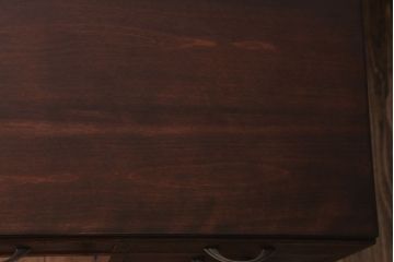 レトロ家具　昭和レトロ　古い木のシンプルなアンティーク片袖机(デスク)