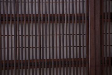 古民具・骨董　古いアンティーク格子戸4枚セット