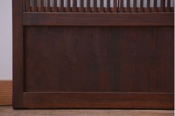 古民具・骨董　古いアンティーク格子戸4枚セット