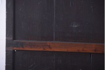 古民具・骨董　古い木製のアンティーク帯戸2枚セット