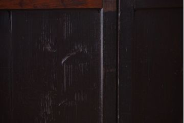 古民具・骨董　古い木製のアンティーク帯戸2枚セット