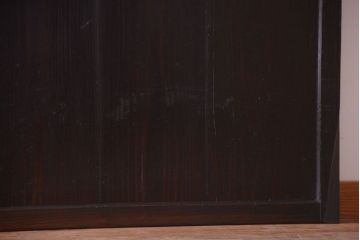 古民具・骨董　古い木製のアンティーク帯戸2枚セット