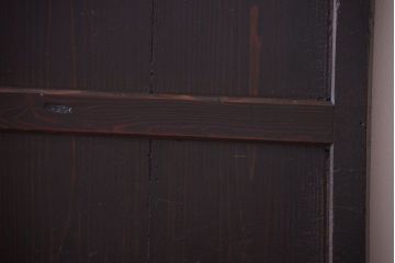 古民具・骨董　古い木製のアンティーク帯戸2枚セット