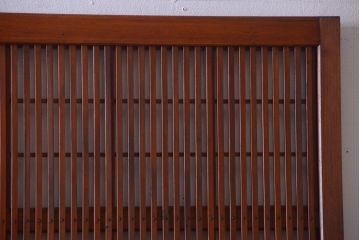 アンティーク　レトロな古い木の格子戸2枚セット