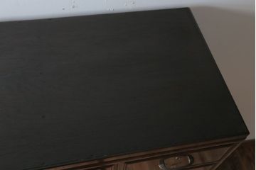 アンティーク家具　アンティーク　シンプルで上品な古い木の2段重ねチェスト