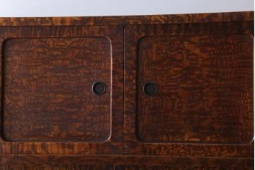 アンティーク家具　古民具・骨董　タモ玉杢材!上質なアンティーク茶箪笥