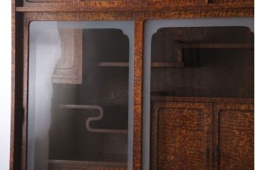 アンティーク家具　古民具・骨董　タモ玉杢材!上質なアンティーク茶箪笥