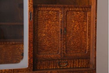 アンティーク家具　古民具・骨董　タモ玉杢材!上質なアンティーク茶箪笥