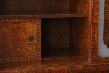 アンティーク家具　古民具・骨董　タモ玉杢材!上質なアンティーク茶箪笥