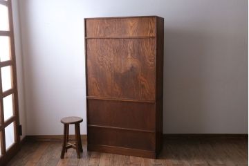 アンティーク家具　古民具・骨董　タモ玉杢材!上質なアンティーク茶箪笥