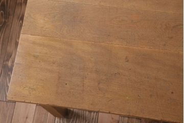 アンティーク家具　アンティーク　両側引き出し付き!小振りな作業台(テーブル)