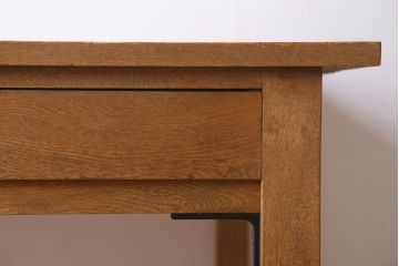 アンティーク家具　アンティーク　両側引き出し付き!小振りな作業台(テーブル)