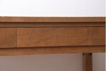アンティーク家具　アンティーク　両側引き出し付き!小振りな作業台(テーブル)