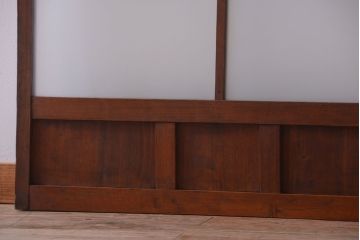【O様ご成約品】和製アンティーク　レトロな古い木のガラス戸
