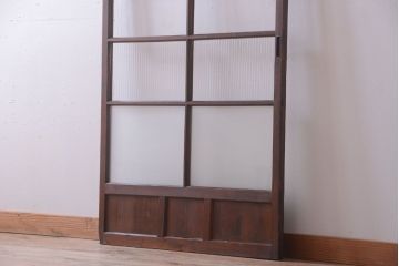 【O様ご成約品】和製アンティーク　レトロな古い木のガラス戸
